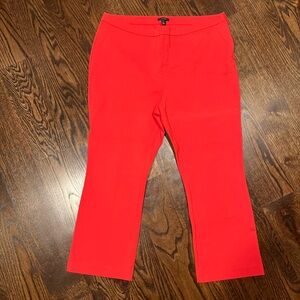 Halogen Bright Red Stretch Trousers